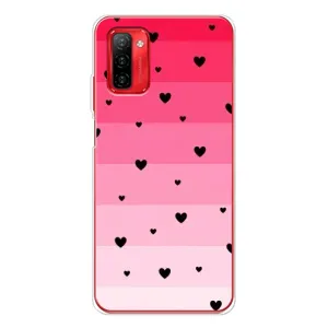 Чехлы с тематикой "Маленькие Сердечки" на Ulefone Note 12P (Чорные сердечки)