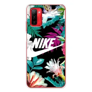 Силіконовый Чохол на Ulefone Note 12P з картинкою НАЙК (Квітковий Nike)