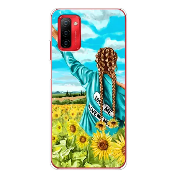 Чохол з малюнком «Дівчина на полі» для Ulefone Note 12P