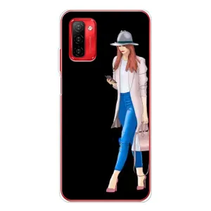 Чохол з картинкою Модні Дівчата Ulefone Note 12P (Дівчина з телефоном)