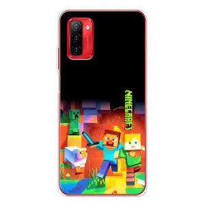 Чехлы для Ulefone Note 12P (Персонажи Майн Крафт) (Герой Майнкрафт)