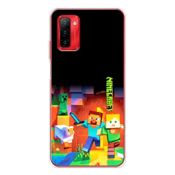 Чехол с рисунком «Герой Майнкрафт» для Ulefone Note 12P Чехол с рисунком «Герой Майнкрафт» для Ulefone Note 12P