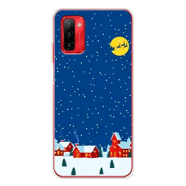 Чехол с рисунком «Город в снегу» для Ulefone Note 12P