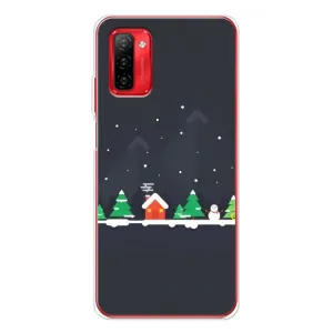 Силиконовый бампер на рождество для Ulefone Note 12P (Город зимний)