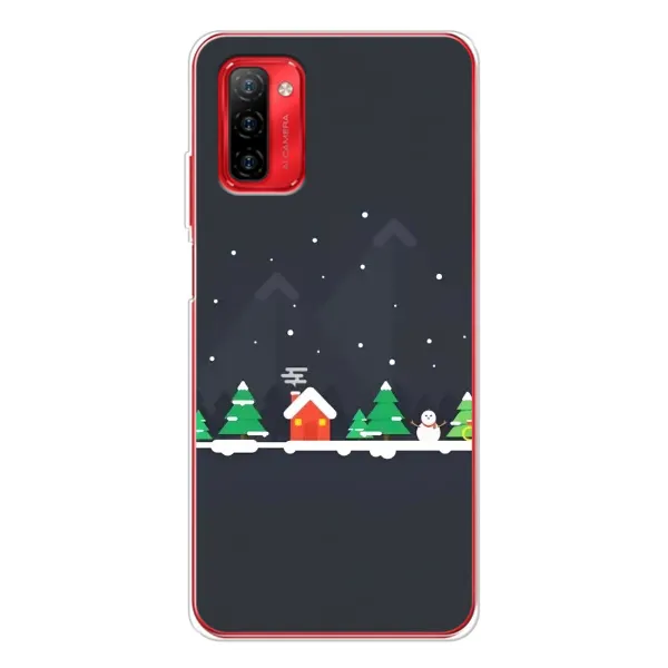 Чехол с рисунком «Город зимний» для Ulefone Note 12P