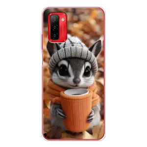 Печатный чехол «Зверята с кофе» для Ulefone Note 12P