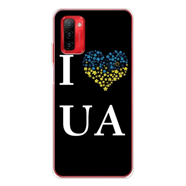 Чехол с рисунком «I Love UA» для Ulefone Note 12P Чехол с рисунком «I Love UA» для Ulefone Note 12P