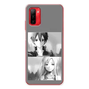 Чехол с персонажами АНИМЕ на Ulefone Note 12P (Кирито-Асуна)
