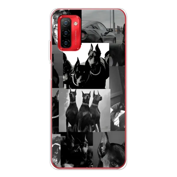 Чехол с рисунком «Коллаж Доберман» для Ulefone Note 12P Чехол с рисунком «Коллаж Доберман» для Ulefone Note 12P