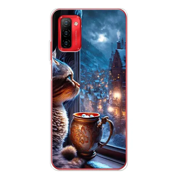 Чехол с рисунком «Кот новогодний» для Ulefone Note 12P Чехол с рисунком «Кот новогодний» для Ulefone Note 12P