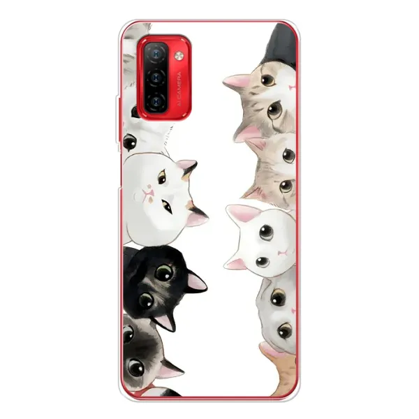 Чехол с рисунком «Коты» для Ulefone Note 12P
