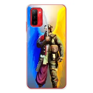 Чехол с картинкой (Патриотический КОЗАК) на Ulefone Note 12P (Козак с крыльями)