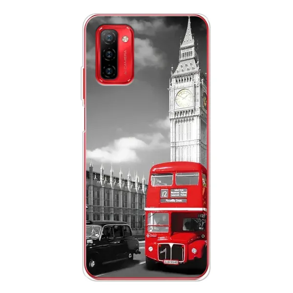 Чохол з малюнком «Червоний автобус» для Ulefone Note 12P Чохол з малюнком «Червоний автобус» для Ulefone Note 12P