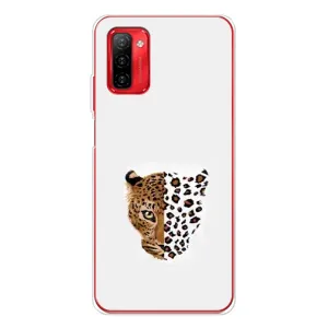Чохол з леопардовим принтом на Ulefone Note 12P (Леопард на білому)