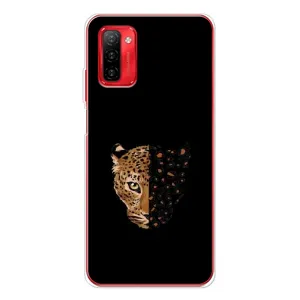 Чохол з леопардовим принтом на Ulefone Note 12P (Леопард на чорному)