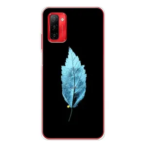 Чехол с картинками на черном фоне для Ulefone Note 12P (Листочек)