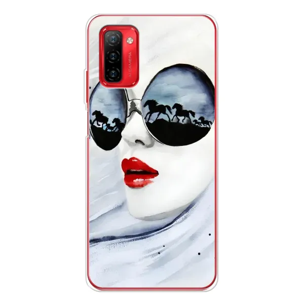 Чехол с рисунком «Любительница коней» для Ulefone Note 12P