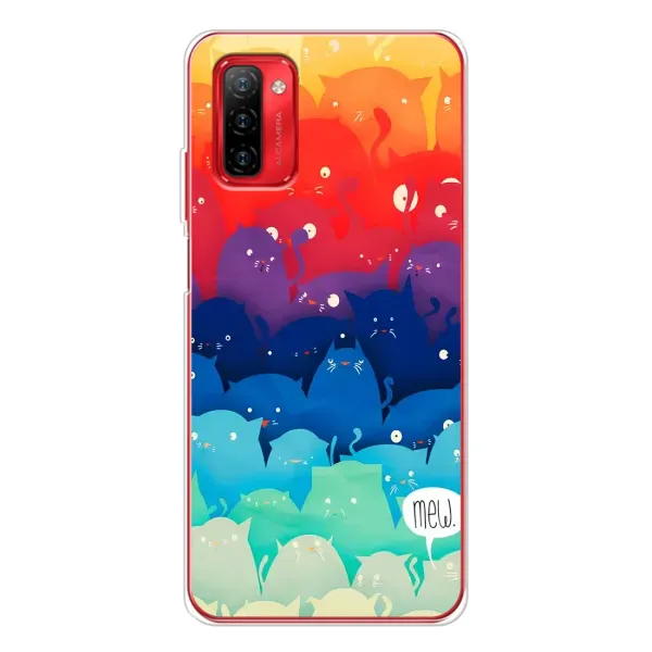 Чехол с рисунком «Mew» для Ulefone Note 12P