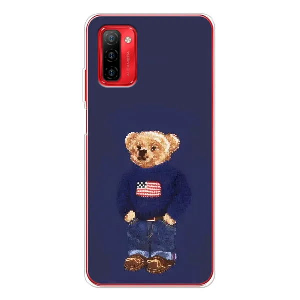 Чехол с рисунком «Мишка USA» для Ulefone Note 12P