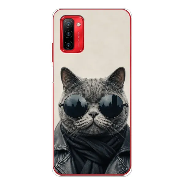 Чехол с рисунком «Модный кот» для Ulefone Note 12P Чехол с рисунком «Модный кот» для Ulefone Note 12P
