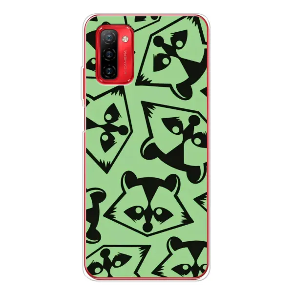 Чехол с рисунком «Мордочки Енота» для Ulefone Note 12P