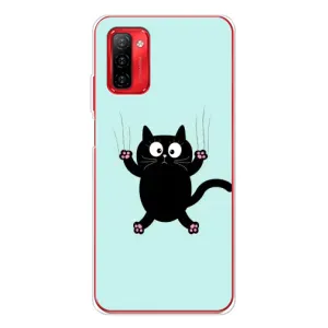 Силіконовий чохол з котиком для Ulefone Note 12P (Падаючий кіт)
