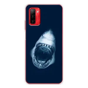Силіконовий бампер з картинкою звірів для Ulefone Note 12P (Пащу Акули)