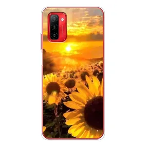 Чехол с Цветами для Ulefone Note 12P (поле подсолнухов)