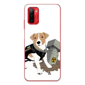 Чехол с принтом Собаки Патрон для Ulefone Note 12P (Пёс Патрон с ракетой)