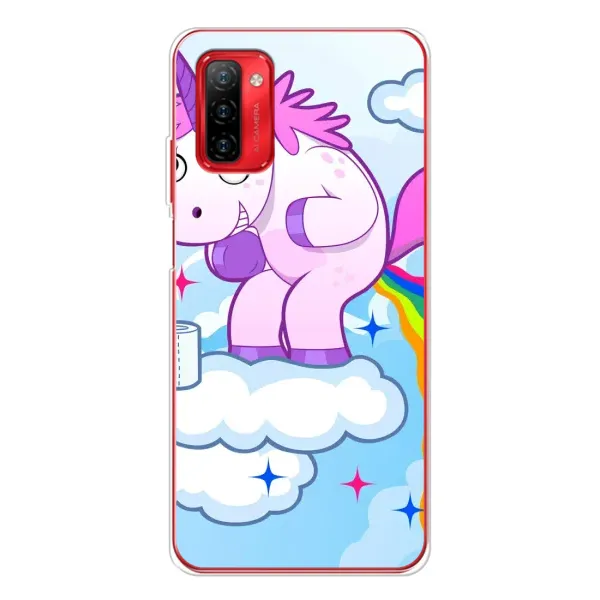 Чехол с рисунком «Радуга единорожка» для Ulefone Note 12P