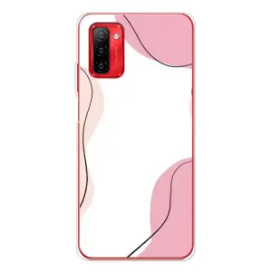 Чехол цветочный дизайн для Ulefone Note 12P (Розовый фон)