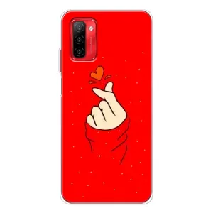 Чехлы (Знак сердечка) на Ulefone Note 12P (Сердце на красном)