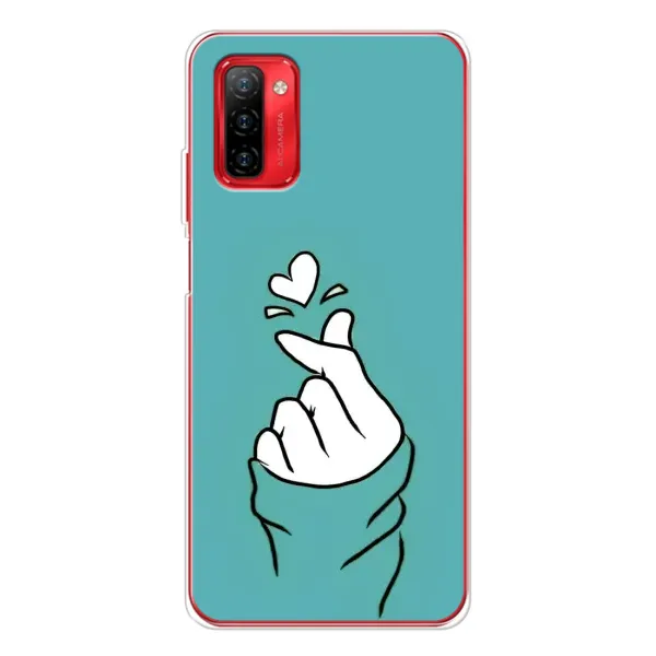 Чехол с рисунком «Сердечко на бирюзовом» для Ulefone Note 12P Чехол с рисунком «Сердечко на бирюзовом» для Ulefone Note 12P