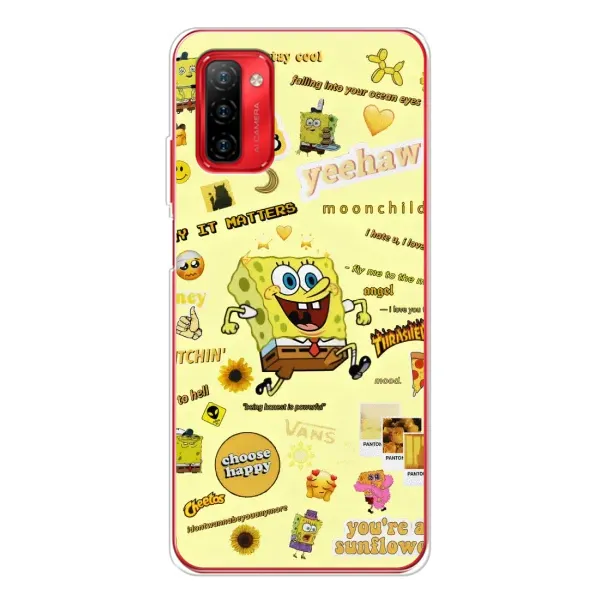 Чехол с рисунком «Спанч Боб бежит» для Ulefone Note 12P Чехол с рисунком «Спанч Боб бежит» для Ulefone Note 12P