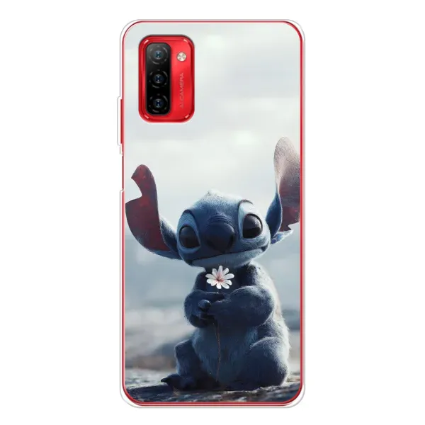 Чехол с рисунком «Стич с цветочком» для Ulefone Note 12P Чехол с рисунком «Стич с цветочком» для Ulefone Note 12P
