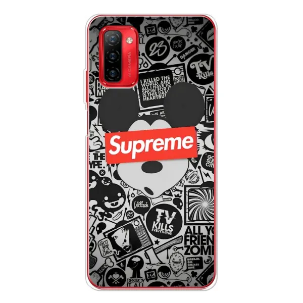 Чехол с рисунком «Supreme Маус» для Ulefone Note 12P Чехол с рисунком «Supreme Маус» для Ulefone Note 12P