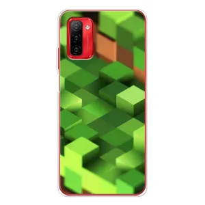 Чехлы для Ulefone Note 12P (Персонажи Майн Крафт) (Текстура)