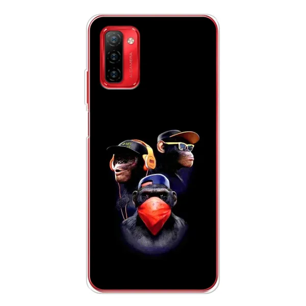 Чехол с рисунком «Три обезьяны» для Ulefone Note 12P Чехол с рисунком «Три обезьяны» для Ulefone Note 12P