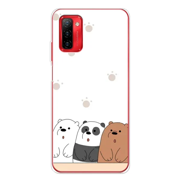 Чехол с рисунком «Удивленные медвеженки» для Ulefone Note 12P
