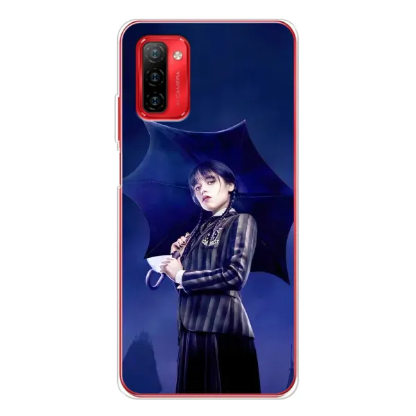 Чехол с рисунком «Уэнсдей с зонтом» для Ulefone Note 12P Чехол с рисунком «Уэнсдей с зонтом» для Ulefone Note 12P