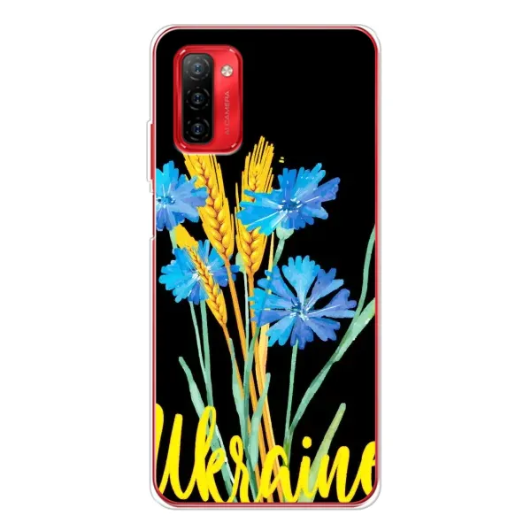 Чехол с рисунком «Ukraine в цветочках» для Ulefone Note 12P Чехол с рисунком «Ukraine в цветочках» для Ulefone Note 12P
