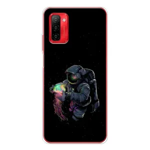 Силіконовый Чохол з принтом "Космонавти" на Ulefone Note 12P (В руках земля)