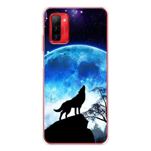 Чехол с рисунком «Воет на луну» для Ulefone Note 12P Чехол с рисунком «Воет на луну» для Ulefone Note 12P