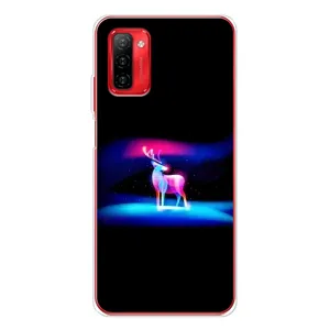 Силіконовий бампер з картинкою звірів для Ulefone Note 12P (Яскравий олень)