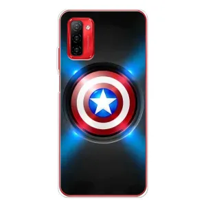 Чехол с Щитом Капитана Америки на Ulefone Note 12P (Яркий Щит Капитана)