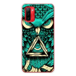 Чохли з принтом СОВИ для Ulefone Note 12P (Зелена сова)