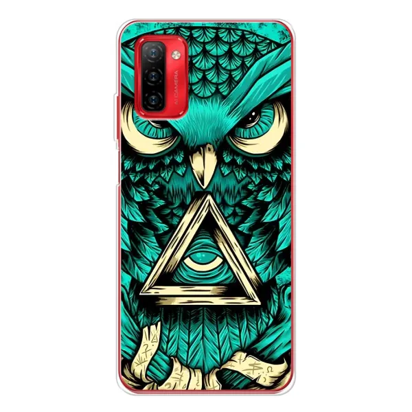 Чехол с рисунком «Зеленая сова» для Ulefone Note 12P Чехол с рисунком «Зеленая сова» для Ulefone Note 12P