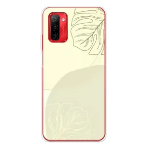 Чехол цветочный дизайн для Ulefone Note 12P (Зелёный фон)