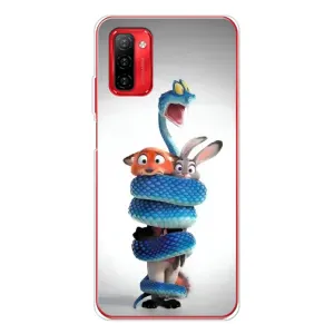Силіконовий чохол з принтом Зоотрополіс для Ulefone Note 12P (Змія Зоо)