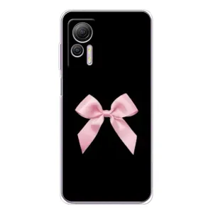 Чехол банты для Ulefone Note 14 (Бант на черном)